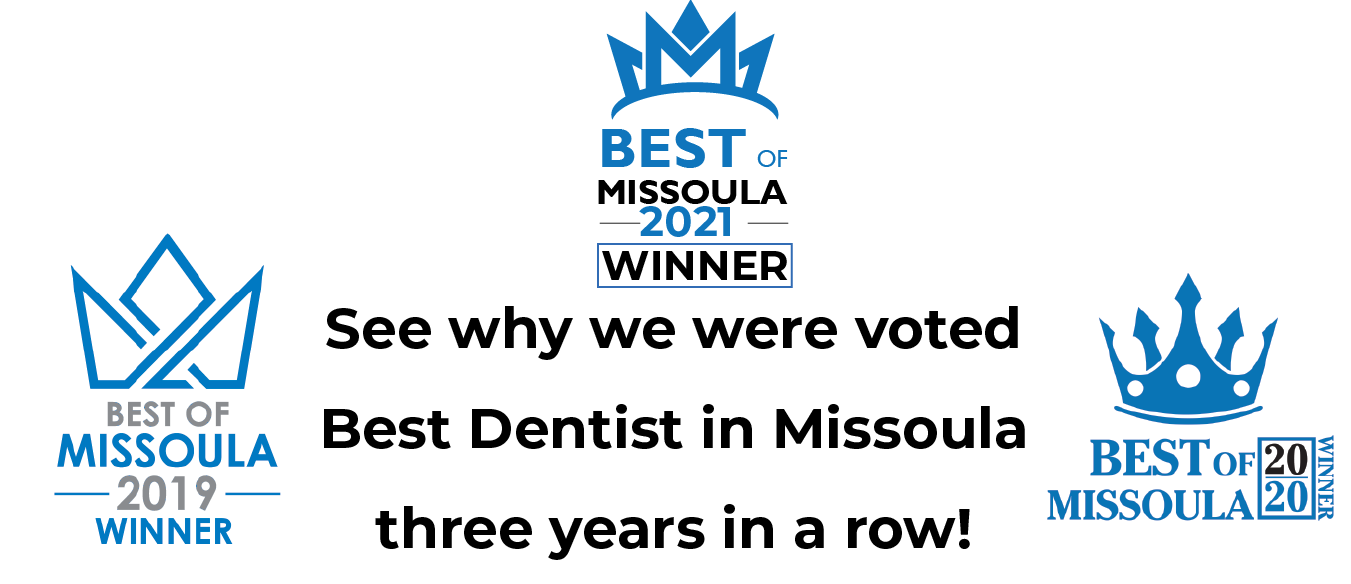 See why Dr. Jensen was voted best dentist in Missoula two years in a row. 